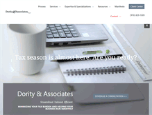 Tablet Screenshot of dorityandassociates.com
